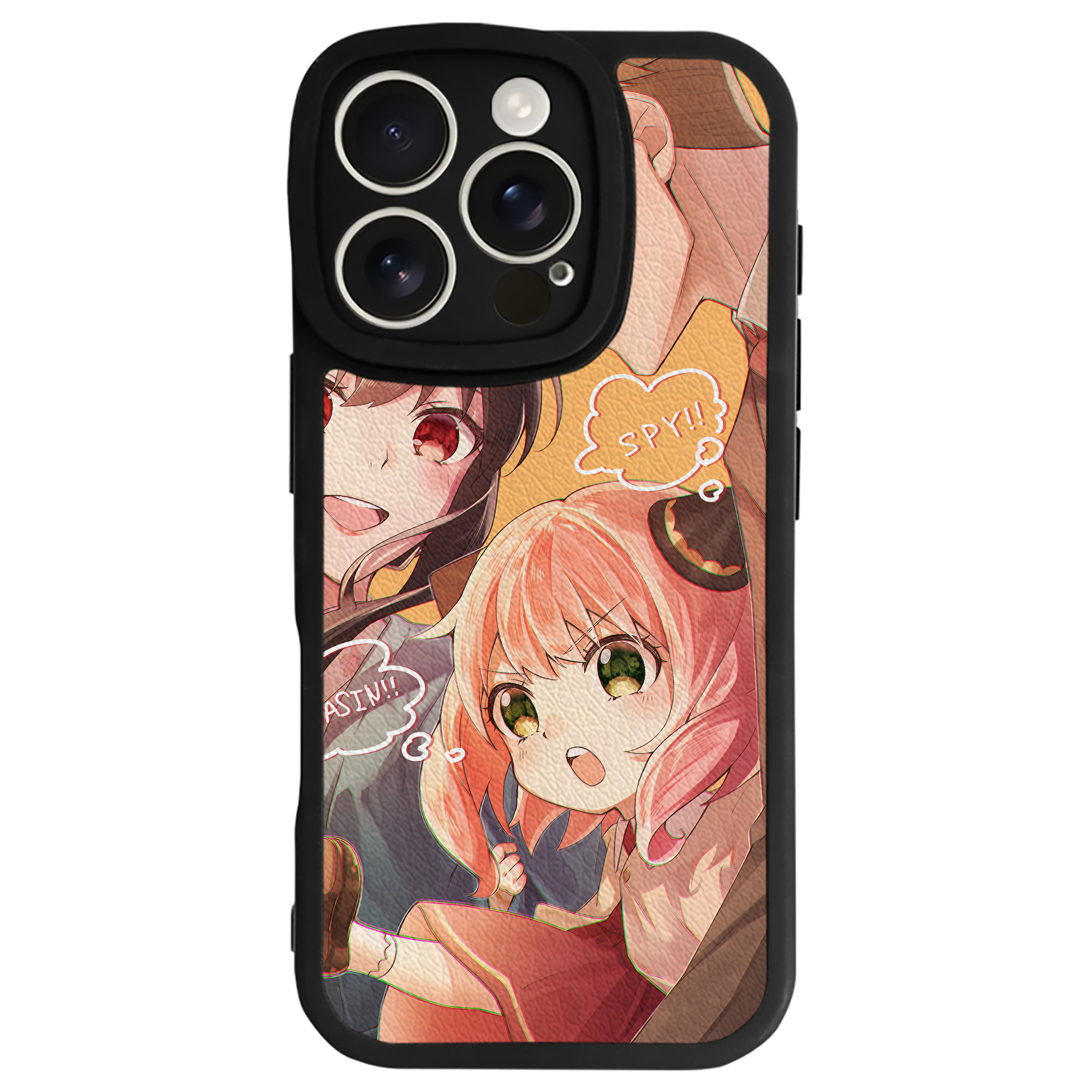 （画像用） SPY×FAMILY间谍家家酒 【iPhone 16シリーズ対応】シリコンスマホケース（レザー調） 材質：シリコン